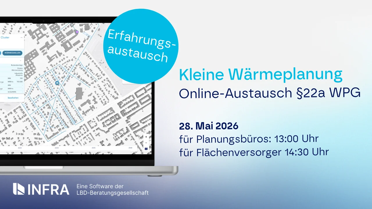 Erfahrungsaustausch „Kleine Wärmeplanung nach §22a WPG“